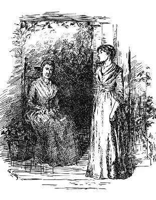 Illustration from The Giant Wistaria by Charlotte Perkins Gilman